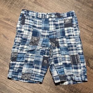 Polo by Ralph Lauren Blue Patchwork Kids Shorts